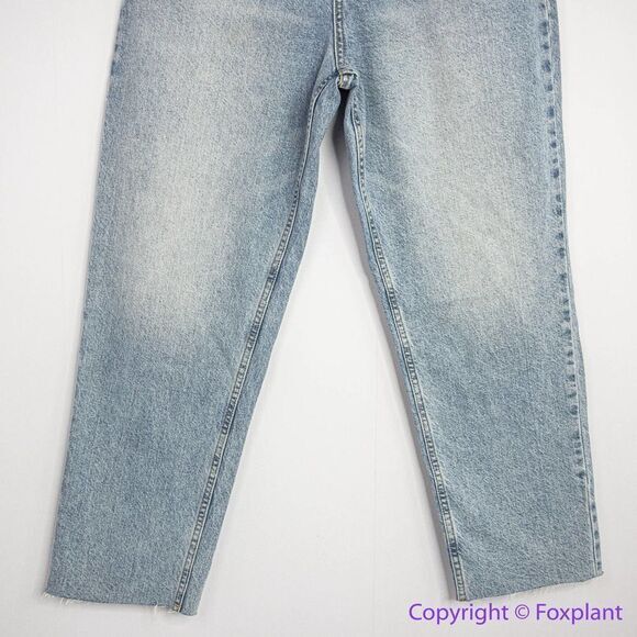 NEW Free People We the Free curvy straight  jeans button fly, women's size 30‎ - Picture 2 of 14